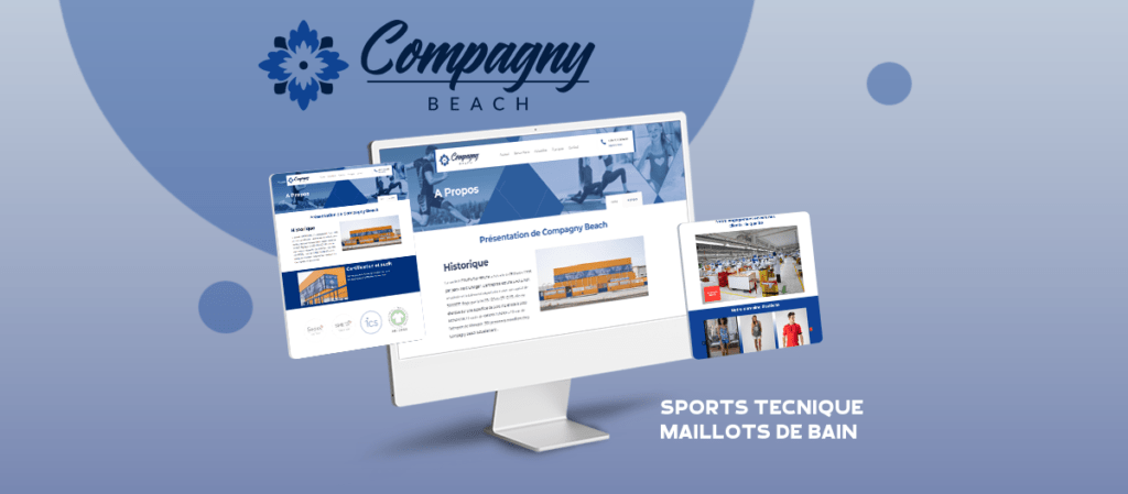 Compagny Beach website