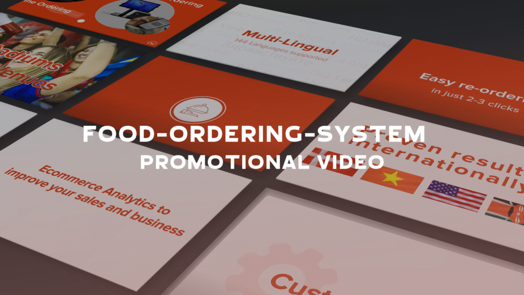 Food Ordering System Promotional Video – Motion Graphics