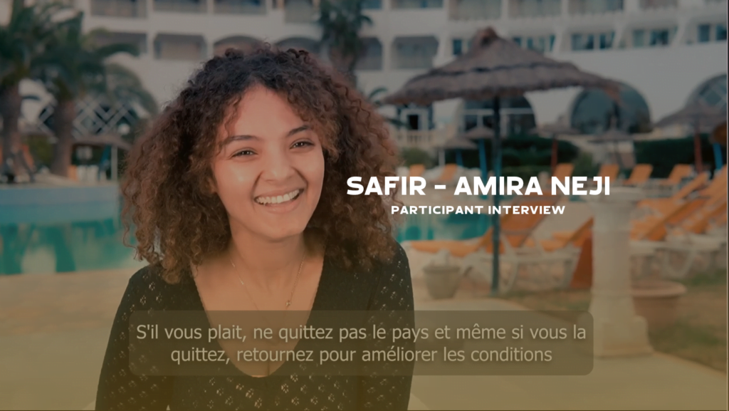Safir Amira Neji Participant interview – Video Production