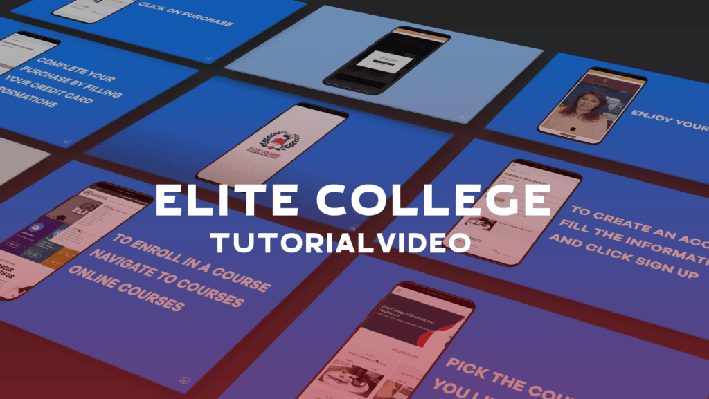 Elite College Tutorial – Demo