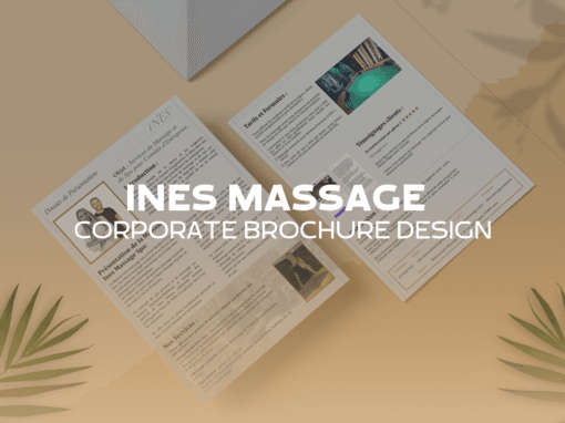 INES Massage – Corporate Brochure design