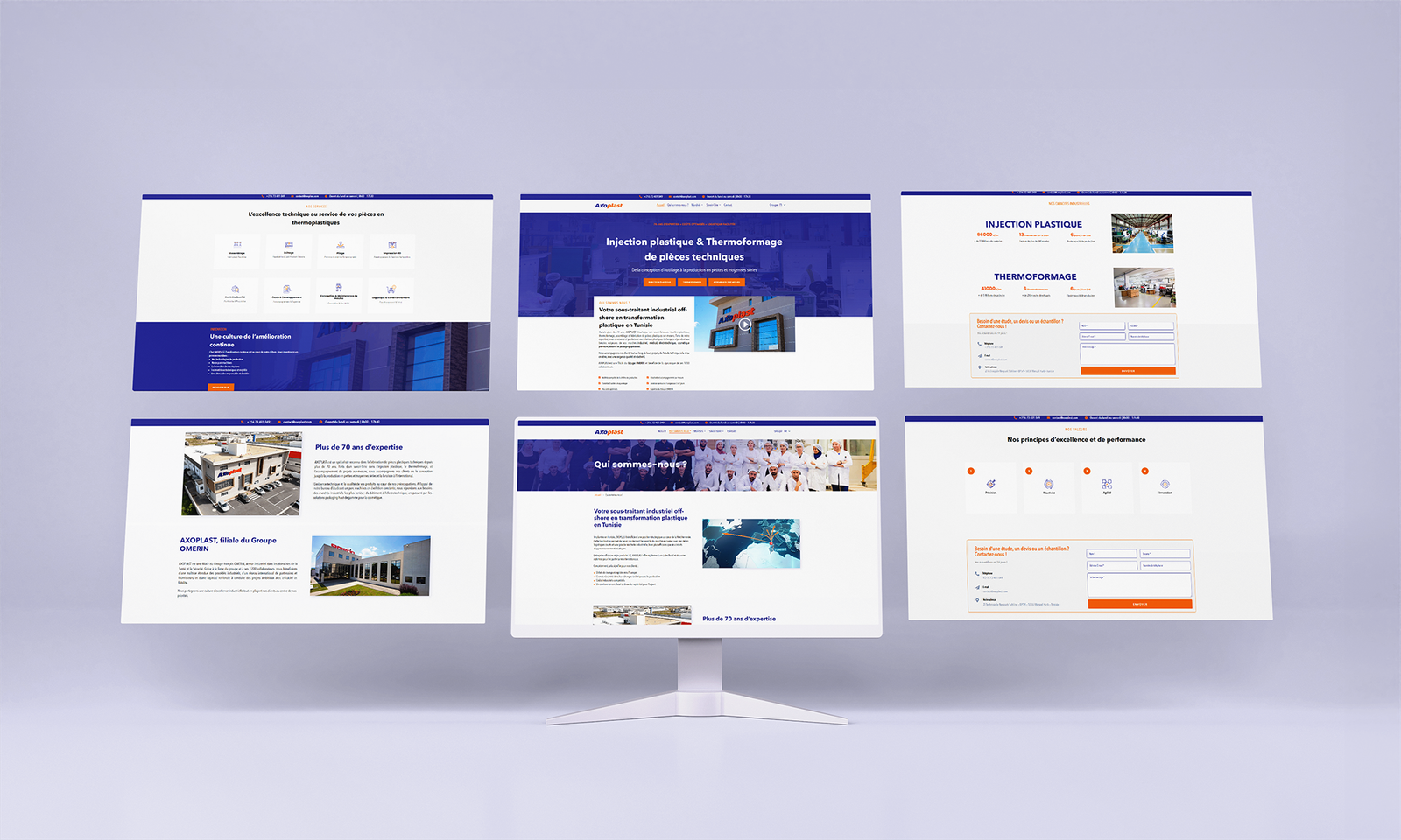 OAK Visuals Project - Axoplast - Website
